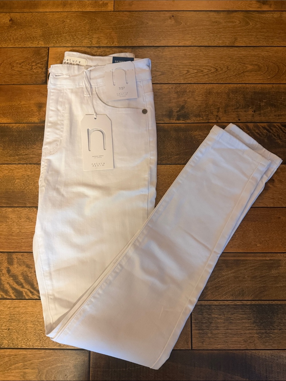 High-Rise White Women’s Jeans